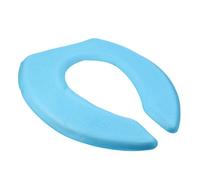 Beaupretty EVA Self-Adhesive Toilet Seat Cushion Thickened Mat Cover for Bathroom Winter Use Fit Blue Comfortable and Reusable Toilet Seat Pad