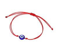 Beaupretty Evil Eye Bracelet Adjustable Red String Protection Jewelry for Men and Women Minimalist Handmade Wrist Accessory for Luck and Stylish Appearance
