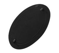 Beaupretty Exfoliating Back Scrubber Cloth with Riveted Black Round Pad, Strong Mud Removal Shower Towel for Men and Women, Home Bath Body Scrubber for Deep Back Cleaning and Smooth Skin