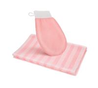 Beaupretty Exfoliating Shower Mitts Back Scrubber Cloth Comfortable Body Exfoliator for Spa Like Experience Dead Skin Remover Versatile Reusable Bath Essentials