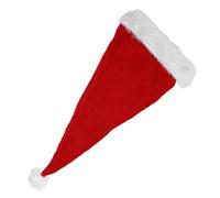 Beaupretty Extended Christmas Hat Outdoor Santa Hat Cupcake Toppers Gnome Fake Beard Elf Accessories Polyester Red