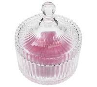 Beaupretty Extra Large Powder Puff for Women with Glass Container Soft Fluffy Makeup Applicator for Body and Face Butterfly Ribbon 90 * 30MM