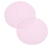 Beaupretty Facial Mask Mold Tray Portable Reusable Women Silicone for 2pcs DIY Face Mask Making Plate Hands-free Comfort and Washable Silicone Material, for Skincare and Makeup Use
