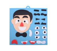 Beaupretty Facial Puzzle for Father Style Early Development DIY Educational Faces Changing Puzzle Set Parent Interaction Hand Eye Coordination Logic Thinking Learning Emotions