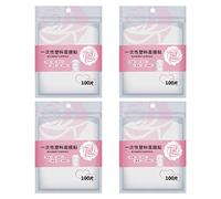 Beaupretty Facial Sheet, 400Pcs DIY Plastic Disposable Spa Skin Care, Transparent, For Home and Salon Use