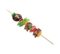 Beaupretty Fake Barbecue Skewers Model Realistic Pretend Kitchen Food for Bbq Playset for Creative Fun Enhances Motor Skills Teamwork Group Play