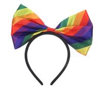 Beaupretty Fashionable Rainbow Headband Pride Bowknot Headband for Girls Party Wear