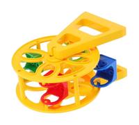 Beaupretty Ferris Wheel Accessory for Train Tracks Plastic Safe Playset Enhancing Spatial Thinking and Motor Skills Compatible with Miniature Railway and Table Landscaping