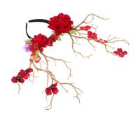 Beaupretty Festival Party Deer Horn Headdress Headwear Prop Deer Horn Shaped Hairband for Women Girls for Halloween Nye Party Unique Flower Hair Headband Fashion Accessory