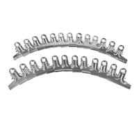Beaupretty File Fixing Clip Light Weight Money Clip 25pcs Stainless Steel Silver for Tickets Office Use
