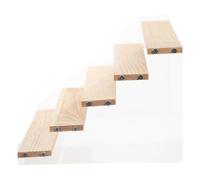 Beaupretty Five-tier Acrylic and Wood Cake Display Stand with Elegant Design, Lightweight and Versatile Dessert Rack for Cupcakes and Goodies, for Sweet Display and Perfume Storage