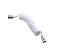 Beaupretty Flexible Telescopic Toilet Shower Hose with Spring Shape Pu Material and No Burr Feature, 2m Replacement Water Hose for Bathroom and Women's Sprayer Use
