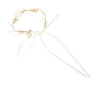 Beaupretty Floral Hair Vine Pearl Bridal Headband Wedding Hair Accessories Women's Hairpiece