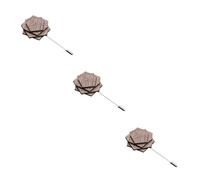 Beaupretty Floral Lapel Pin for Men Wooden Boutonniere Pin Decorative Accessory for Suits for Weddings and Formal Events Adds Elegance and Sophistication to Your Look