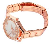 Beaupretty Flower Design Alloy Strap Wrist Watch with Precise Time Keeping and Breathable Strap Suitable for Nursing and Teaching Casual Everyday Use