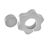Beaupretty Flower-Shaped PVA Kitchen Sponge with Rapid Water Absorption for Mirror Cleaning and Bathroom Use, Stylish Minimalist Design, Multi-Purpose Mirror Scrubber and Cleaning Tool