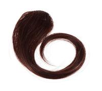 Beaupretty Fluffy Bang Wig for Women 25cm Light Brown Hairpiece Side Fringe for Face Framing for Dress Up Daily Wear and Cosplay