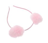 Beaupretty Fluffy Cat Ear Headband for Cosplay Party Accessories Lightweight Ball Hairband for Festivals Daily Wear Fun Events Durable Comfortable Design