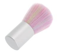 Beaupretty Fluffy Nail Art Brush Dust Brush Short Handle Manicure Dust Collector for Nail Tech French Makeup Tool