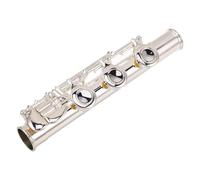 Beaupretty Flute Foot Joint Flute Foot Keys End Clasp Connector Extended Pedal Spacer Maintenance tool Silver