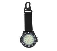 Beaupretty Fob Pocket Watch with Carabiner Clip Multi-Functional Outdoor Mountaineering Watch for Hiking Tourism and Adventure Lightweight and Durable Design