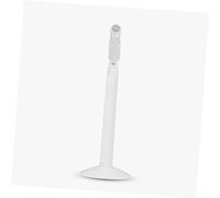 Beaupretty Foldable Desktop Stand Condenser Microphone with Angle Noise Reduction Recording Mic for Interview and Professional Audio Capture White