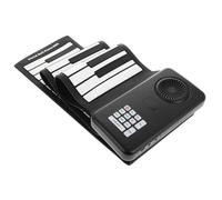Beaupretty Foldable Key Portable Silicone Roll Up Piano Keyboard with Built In Speaker Battery Powered Electronic Keyboard for Beginners and Travel Music Practice