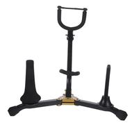 Beaupretty Foldable Saxophone Stand with Lightweight Iron and Foam Construction Alto Saxophone Rack Protects from Fraying on Floor