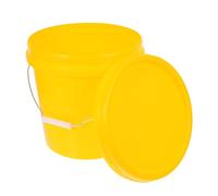 Beaupretty Food-safe Fermenting Bucket with Lid and Handle Airtight Plastic Home Brewing Fermenter Pail for Wine Yogurt Pickles Fermentation and DIY Projects