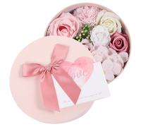 Beaupretty for Mother's Day Artificial Soap Flower Bouquet Handmade Lifelike Flower Adornments
