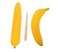 Beaupretty Fruit Shaker Maraca Corn Banana Musical for Lightweight Percussion Instrument Enhancing Hand Brain Coordination and Hearing Development
