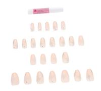 Beaupretty Full Cover False Nails Tips Set Removable Nail Art Stickers for Manicure for Women