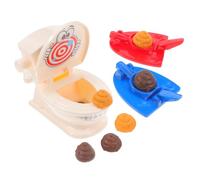 Beaupretty Funny Interactive Toilet Poop Shoot Set Unique Prank Game for Portable Novelty Launchers for Parties Educational Fun for Family Gatherings and Celebrations