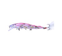 Beaupretty G Pink Fish Shaped Fishing Lures Made of Sturdy Plastic with Extra Strong Design to Grab Attention of Fish, for Sea Fishing Enthusiasts and Contestants
