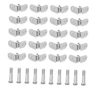 Beaupretty Glasses Hinges Set 5 Packs 4.5mm Zinc Alloy Eyeglass Repair Hinges with Screws for Spectacles and Sunglasses Home Repair Kit