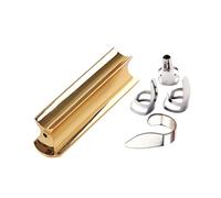 Beaupretty Golden Metal Guitar Slide Bar and Practical Tone Bar Set for Electric Guitars - Comfortable Easy-To-Use Slide Picks Kit for Blues Rock Playing
