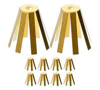 Beaupretty Golf Shaft Adapter Shims Resistant to Damage Octopus Shape Brass 10pcs and Improving Accuracy for Golf Clubs and Athletes