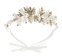 Beaupretty Gorgeous Bridal Headdress Women's Artificial Pearl Headband Hairband for Wedding and Parties