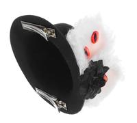 Beaupretty Gothic Headdress for Halloween Featuring Bunny Ears and Eyeball Details for Boys and Girls and Toddlers This Vintage Hair Clip Is for Costume Parties and Festive Occasions