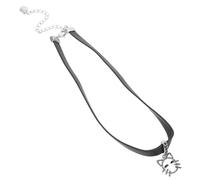 Beaupretty Gothic Punk Choker Necklace Adjustable PU Leather Collar Resilient Material for Comfort and Style Versatile Goth Jewelry for Women for Parties and Casual Outings
