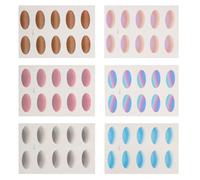 Beaupretty Gradient Eyeshadow Decoration Temporary Eyeshadow Decoration 6 Sheets Waterproof Natural 3D Effect Realistic Eye Makeup Sticker for Party Summer Outdoor Activities Busy Individuals