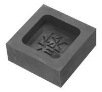 Beaupretty Graphite Casting Mold for Metal Ingot Melting High Purity Graphite Crucible Mold for Gold Silver Copper Jewelry Making