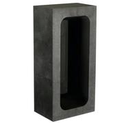 Beaupretty Graphite Ingot Mold for Metal Casting 60x30x15mm 50x20x10mm Cavity, Reusable Melting Mold for Gold and Silver Refining, Jewelry DIY Casting Tool