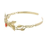 Beaupretty Greek Goddess Alloy Leaves Bridal Headband Lightweight Wedding Hair Accessory for Bride Bridesmaids and Special Occasions