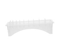 Beaupretty Guide Comb Storage Box Organizer for Hair Clippers Comb Holder for Barbershop and Salon Use Easy Access Compatible Various Transparent Design