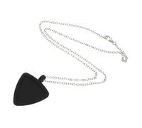 Beaupretty Guitar Pick Necklace Silicone Heart-Shaped Pick Holder Pendant for Guitarists Storage Necklace Display Case