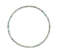 Beaupretty Guitar Shell Material Sound Hole Decal Stickers 12Pcs Portable Inlay Rings, Easy to Install Decorative Soundhole Covers for Acoustic Classical Guitars