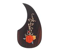 Beaupretty Guitar Structure Design Creative Wood Pickguard Rosewood Appearance and Material Simple Self-adhesive Anti-scratch Protective Sticker Acoustic Electric