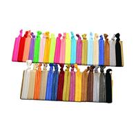 Beaupretty Hair Accessories for Girls Women 100pcs Stretch Knot Hair Ties Ponytail Holders Bun Rings