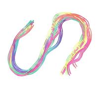 Beaupretty Hair Braid Rope and Hair Braiding String 30pcs Thick Rainbow Gradient Braiding Accessories for Boys and Girls and Teens Colorful Tools